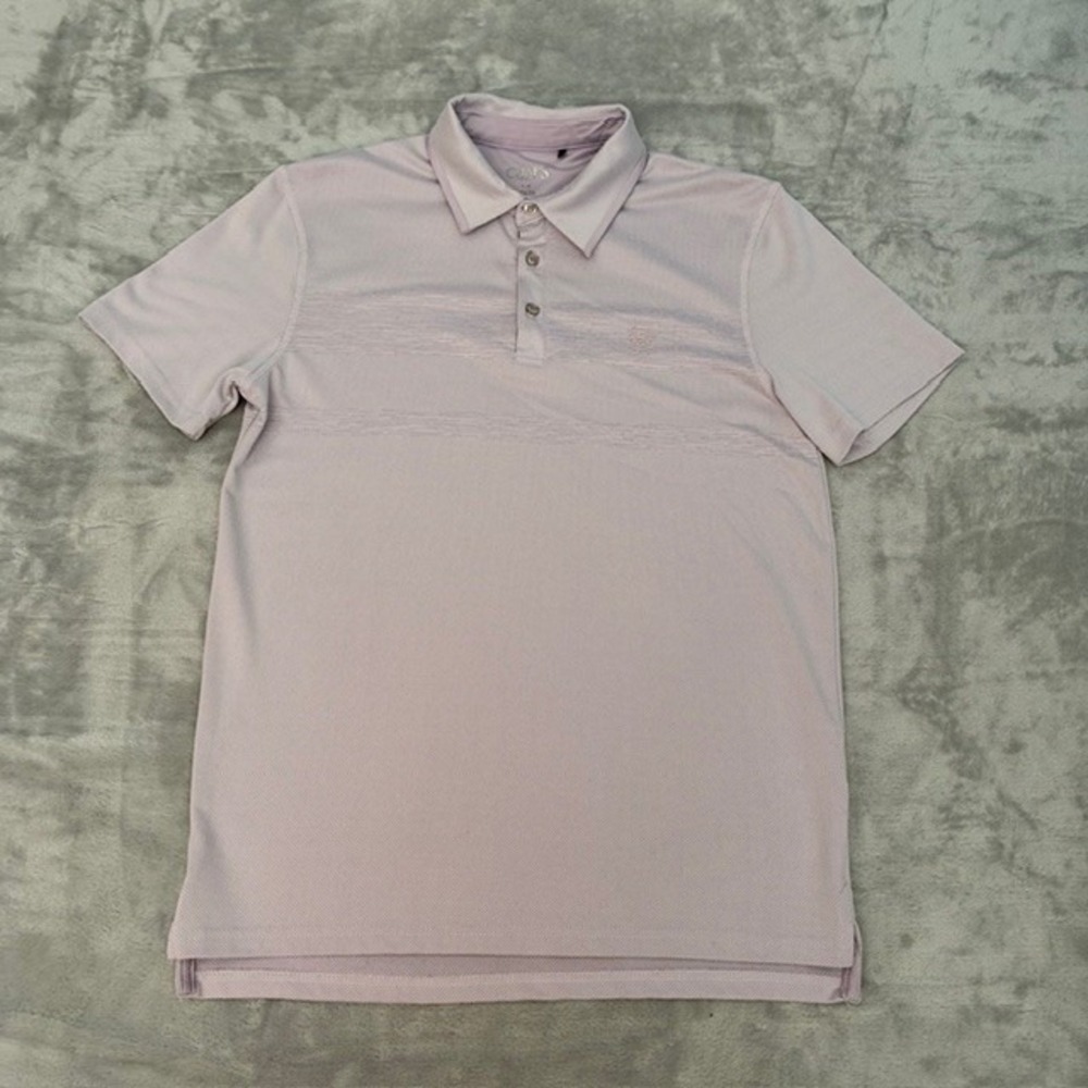 Chaps Golf Polo Shirt‎ Men's Small Purple Performance Stretch Short Sleeve